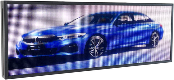 Dış Mekan LED Pencere İşaretlerini Gösteren Grafik Metni Dijital P5 RGB