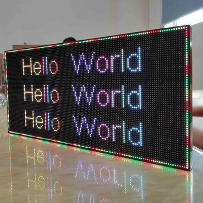 Mağaza Reklamı AÇIK için P3RGB Programlanabilir LED Kaydırma İşareti