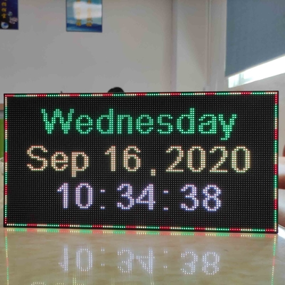 Mağaza Reklamı AÇIK için P3RGB Programlanabilir LED Kaydırma İşareti