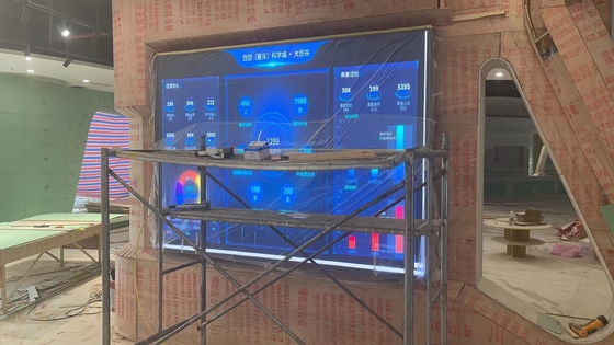 P1.86 Yüksek Çözünürlüklü Sabit LED Ekran, 3840 Yenileme LED Video Duvarı