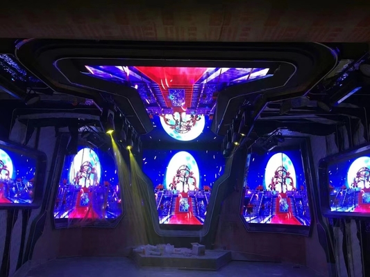 Club P2 RGB LED Ekran, Sinema Dekorasyonu Dijital LED Arka Plan Duvarı