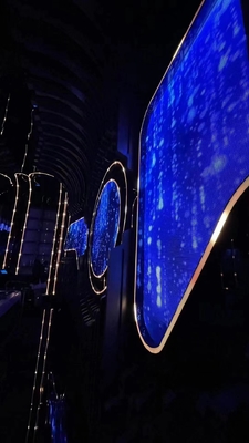 Club P2 RGB LED Ekran, Sinema Dekorasyonu Dijital LED Arka Plan Duvarı