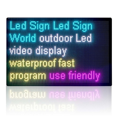28X43 inç Programlanabilir Dış Mekan Dijital LED İşaretler P8MM RGB Tam Renkli