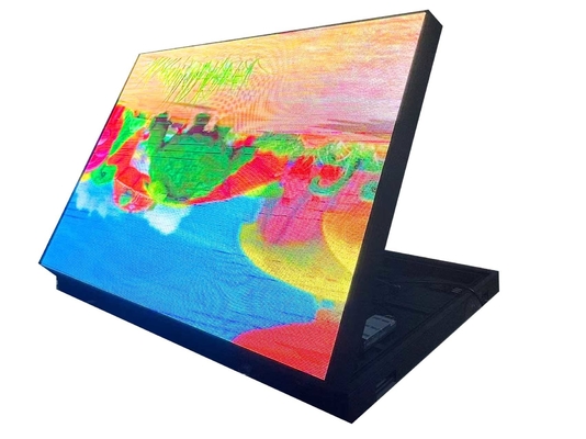 Kablosuz Bağlantı P4RGB Dış Mekan LED Reklam Ekranı Önden Açılır Dolap
