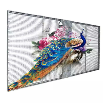 Dış Mekan P10.42 LED Şeffaf Ekran 1000x500mm Alüminyum Dolap