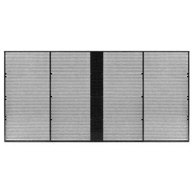 Dış Mekan P10.42 LED Şeffaf Ekran 1000x500mm Alüminyum Dolap