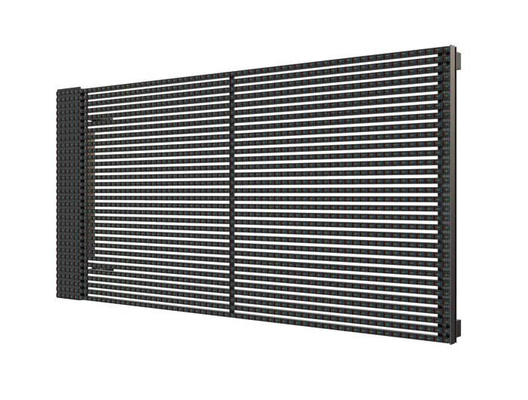 P15.26 Açık Izgara Ekranı, IP65 Şeffaf LED Reklam Ekranı