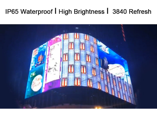 P15.26 Açık Izgara Ekranı, IP65 Şeffaf LED Reklam Ekranı