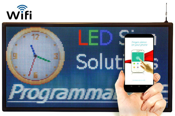 P6RGB Tam Renkli LED Burcu, WiFi Desteği Açık Dijital Reklam Tabelası