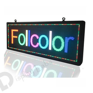 Telefon Programlanabilir LED Programlanabilir İşaretler 160 * 320MM Modülü LED Kaydırma İşareti P10 RGB