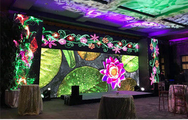 3840Hz İç Mekan Kiralama LED Ekranı, P1.875 RGB LED Video Duvarı