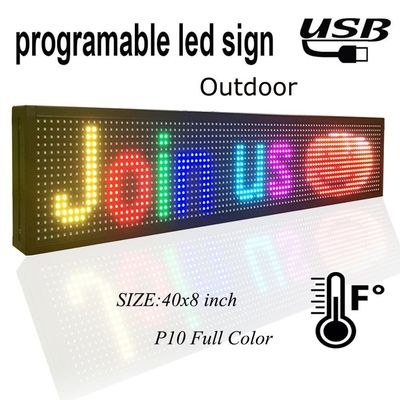 SMD3535 Tam Renkli Led Metin Ekran Kartı 16*160cm Araba Pencere Mesaj Ekranı