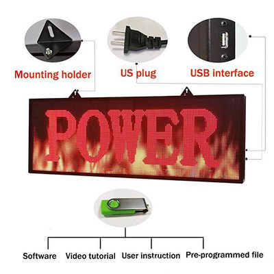Mağaza Pencereleri için Kapalı SMD Kaydırmalı Tam Renkli LED Ekran Kartı 30W