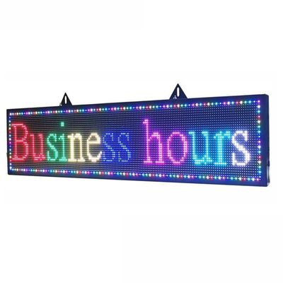 32*128cm Reklam LED Ekran Tabela PSE Programlanabilir LED İşaretler Kapalı