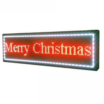 P10 Dış Mekan Led Mesaj Tabelaları, 52x14inch Kayan Led Araba Tabelası