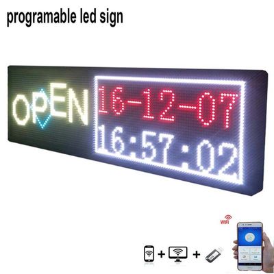 7 Renkli Programlanabilir Led Ekran Kartı USB WiFi Araba Pencere Led Ekran