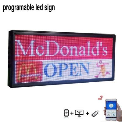 P5 Programlanabilir Kaydırmalı Dış Mekan Dijital LED İşaretler Tam Renkli 110V