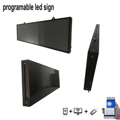 P10 USB Programlanabilir LED Pencere Ekran Tabelaları 220V İş İçin Kapalı Led Tabelalar