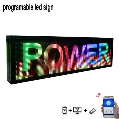 P10 P5 RGB Tam Renkli LED Pencere Vitrinleri, Mağaza Pencereleri Reklamcılığı İçin