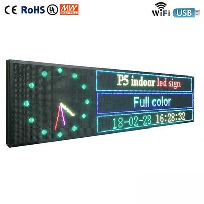 Açık 220V LED Kayan Ekran Kartı P5 Araba Arka Penceresi İçin Led Burcu