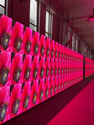 128 * 256mm İç Mekan Sabit LED Ekran, P2RGB HD LED Video duvarı