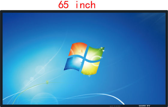 Sertleştirilmiş Cam LCD Dokunmatik Ekran, Okul için 80KHz 65 İnç LCD Monitör