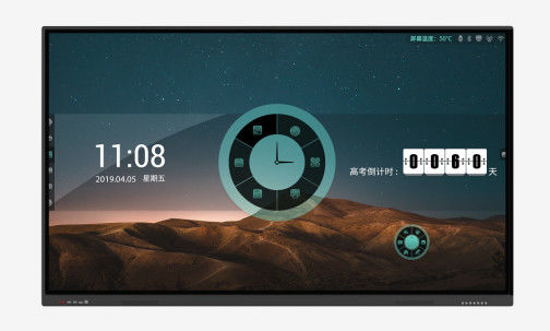 Konferans için 89 Derece LCD Monitör Dokunmatik Ekran 75 İnç