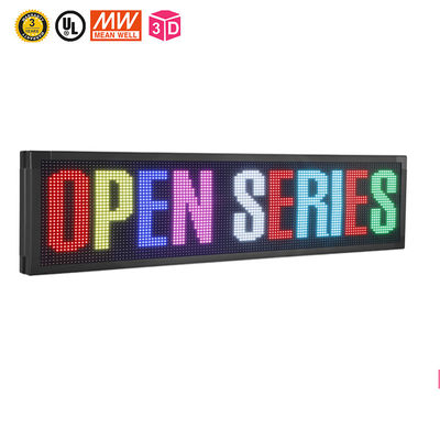 7 Renkli Programlanabilir Kayan LED İşaretler 10mm Wifi Programlanabilir LED İşareti