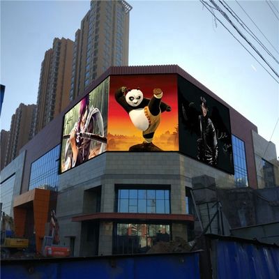 DIP346 Dış Mekan LED Reklam Ekranı 3x2m Demir Dolap Çerçevesi