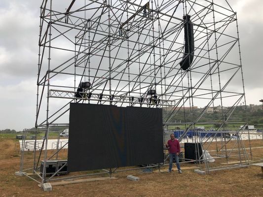 P1.875 Yüksek Çözünürlüklü LED Ekran 480x480 Dolap Nationstar LED'leri