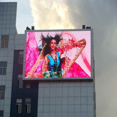 5500 nit Dış Mekan LED Reklam Ekranı, P6 LED Duvar Ekranı Dış Mekan