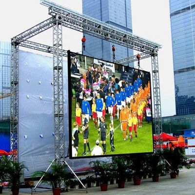 10ftx12ft Dış Mekan Video Ekranı Kiralama Sahne için Kolayca Kurulabilir