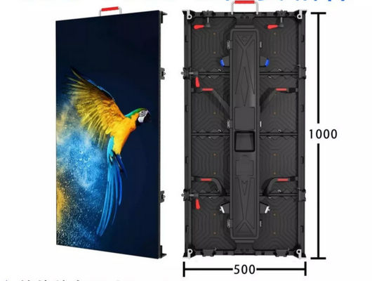 P4.81 Dış Mekan Kiralama LED Ekran 500mm * 500mm Alüminyum Döküm