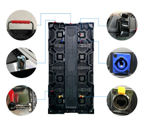 P4.81 Dış Mekan Kiralama LED Ekran 500mm * 500mm Alüminyum Döküm