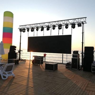 P4.81 Dış Mekan Kiralama LED Ekran 500mm * 500mm Alüminyum Döküm