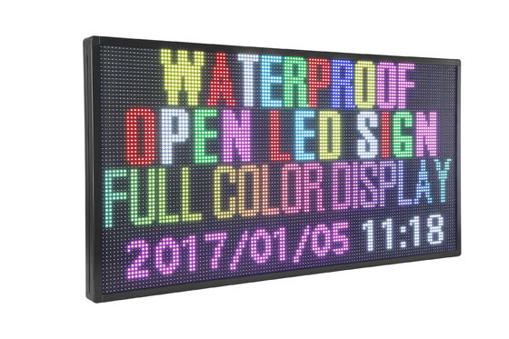 Alüminyum Kasa ile Programlanabilir WiFi P10 RGB Dış Mekan Dijital LED İşaretler