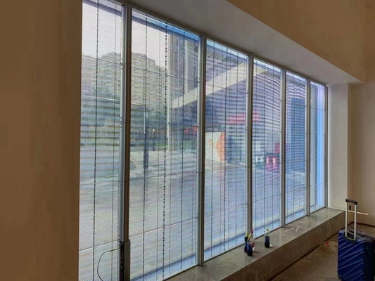Reklam Video Gösterimi İçin Kablosuz HDMI 1920MHz LED Cam Duvar