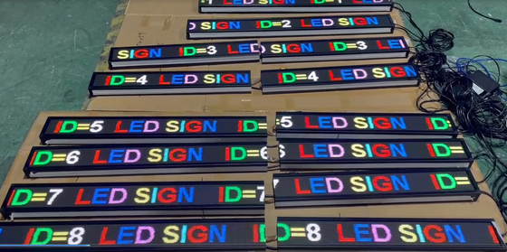 16port Eşanjörlü Özel P3mm RGB LED Hareketli Tabela