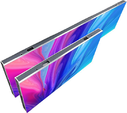 1000x250mm Dolaplı 600mcd/m2 Kapalı LED Video Ekranı