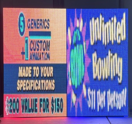 Restoran ve Marka Mağazaları için PSE P3RGB Cam Pencere LED Ekran