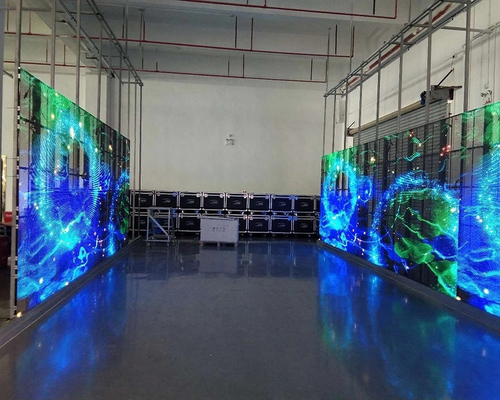 Pazarlama Kampanyaları İçin Şeffaf 240V Şeffaf LED Panel 12m