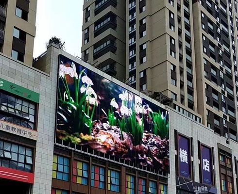 P6RGB Dış Mekan Sabit LED Ekran, IP65 Suya Dayanıklı LED Video Duvar 5500cd / m2