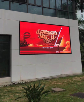 Alüminyum Dolap Dış Mekan Sabit LED Ekran Enerji Tasarruflu Reklam Ekranı
