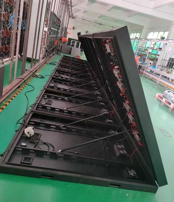 demir kabin Ön Erişim LED Ekran P8 RGB Açık Hava Reklam Ekranı