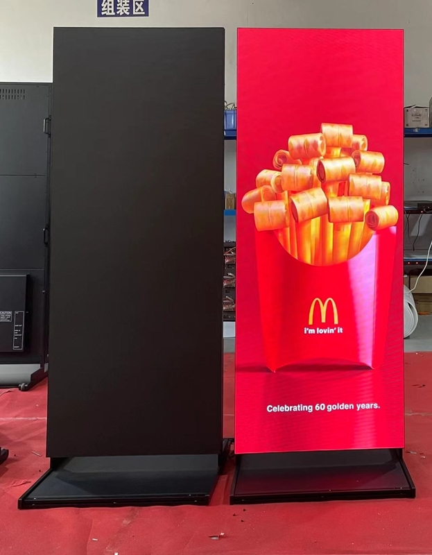 Alışveriş Merkezi İçin Dikişsiz Poster P2.5 RGB Akıllı LED Reklam Ekranı