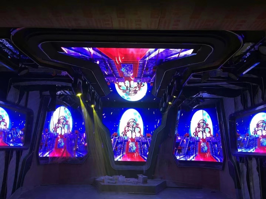 Club P2 RGB LED Ekran, Sinema Dekorasyonu Dijital LED Arka Plan Duvarı