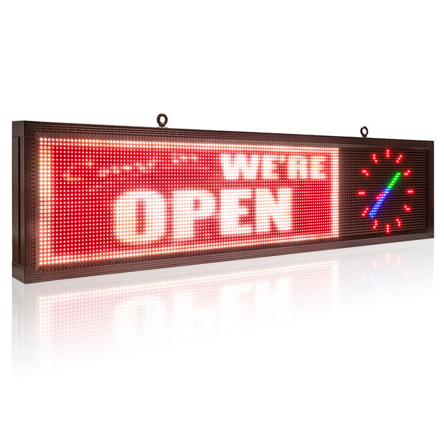 P10RGB Dış Mekan LED Anıt Tabelaları, Perakende Mağazası için LED Reklam Panosu
