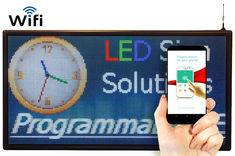 P6RGB Tam Renkli LED Burcu, WiFi Desteği Açık Dijital Reklam Tabelası