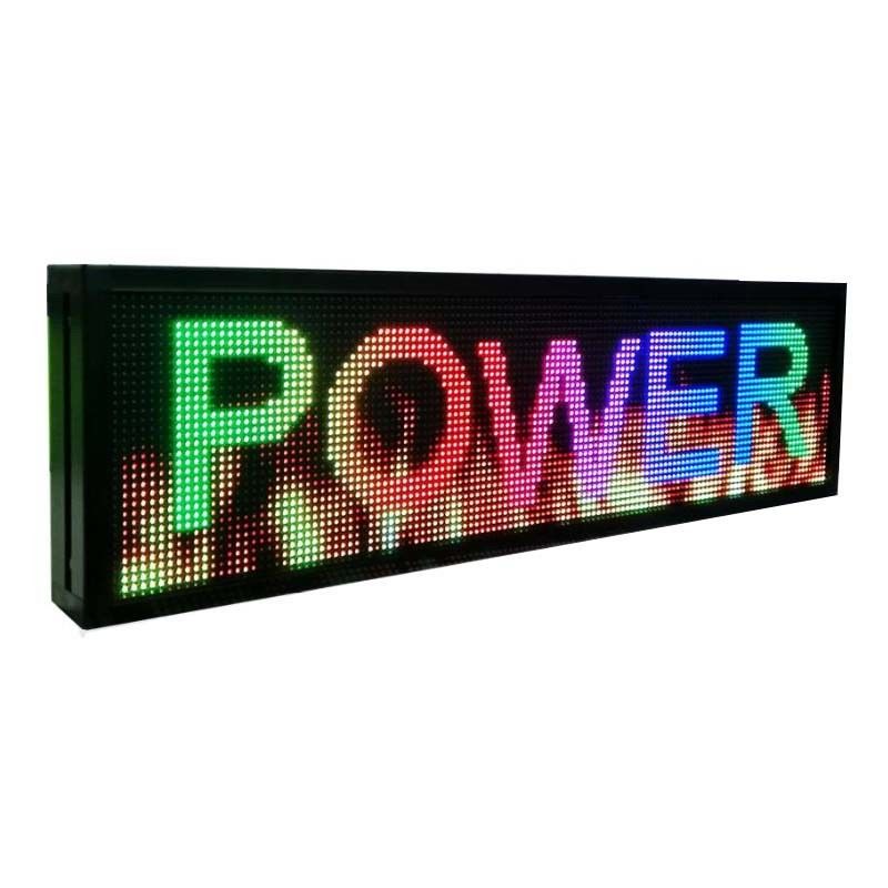 Mağaza Pencereleri için Kapalı SMD Kaydırmalı Tam Renkli LED Ekran Kartı 30W