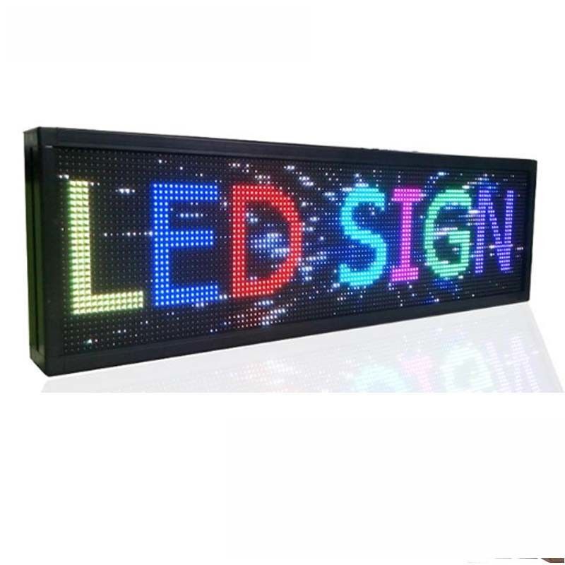 P10 USB Programlanabilir LED Pencere Ekran Tabelaları 220V İş İçin Kapalı Led Tabelalar